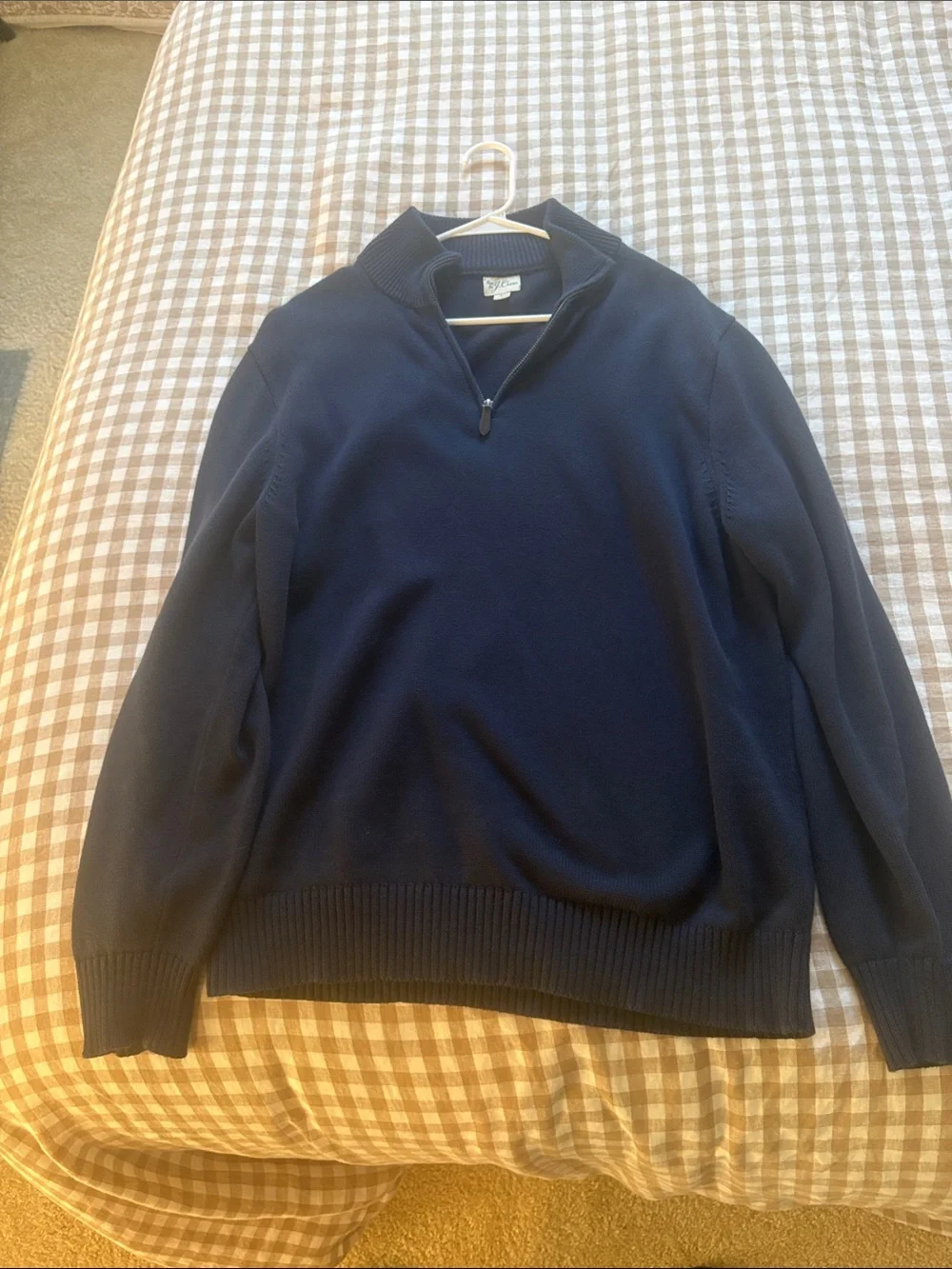 Nautica Men’s Navy Half-Zip Pullover Sweater